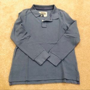 Crew cuts long sleeve boys polo size 8 NWOT